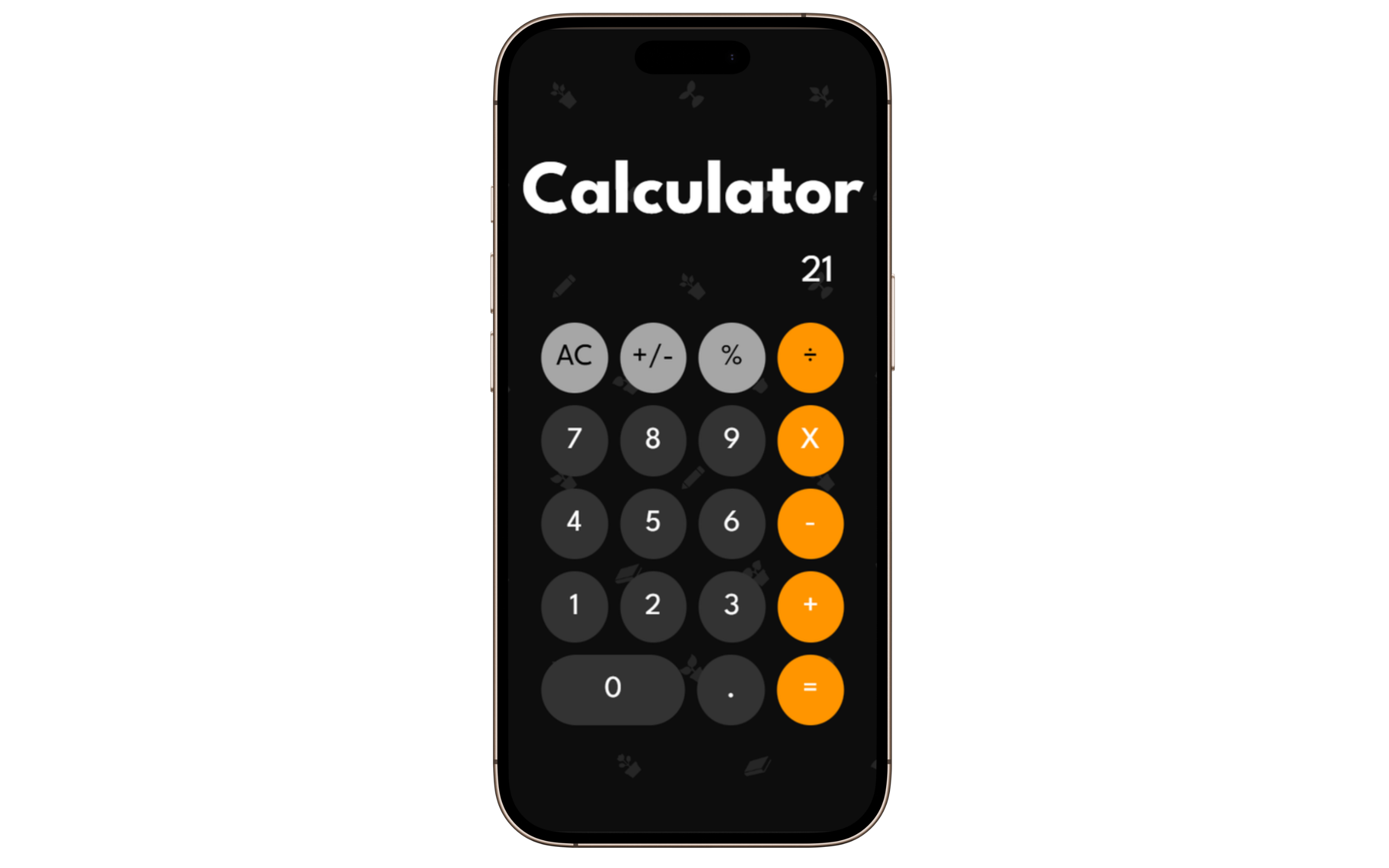 Calculator Mobile Preview